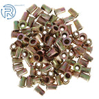 100 Pcs M6 Metric Flat Head Rivet Nut Inserts for Various Models