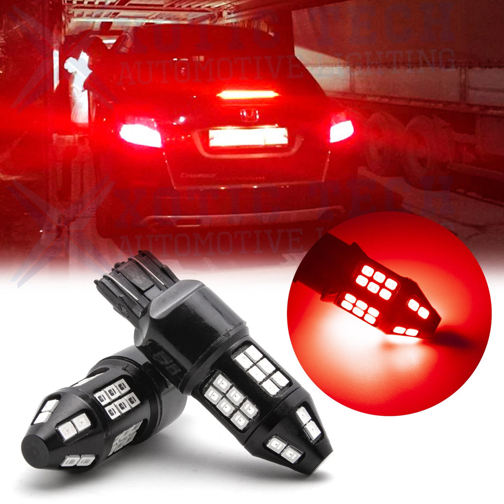 Strobe Red 40-LED Blinking Brake Tail Lights for Honda Civic CR-V (2016–2021)