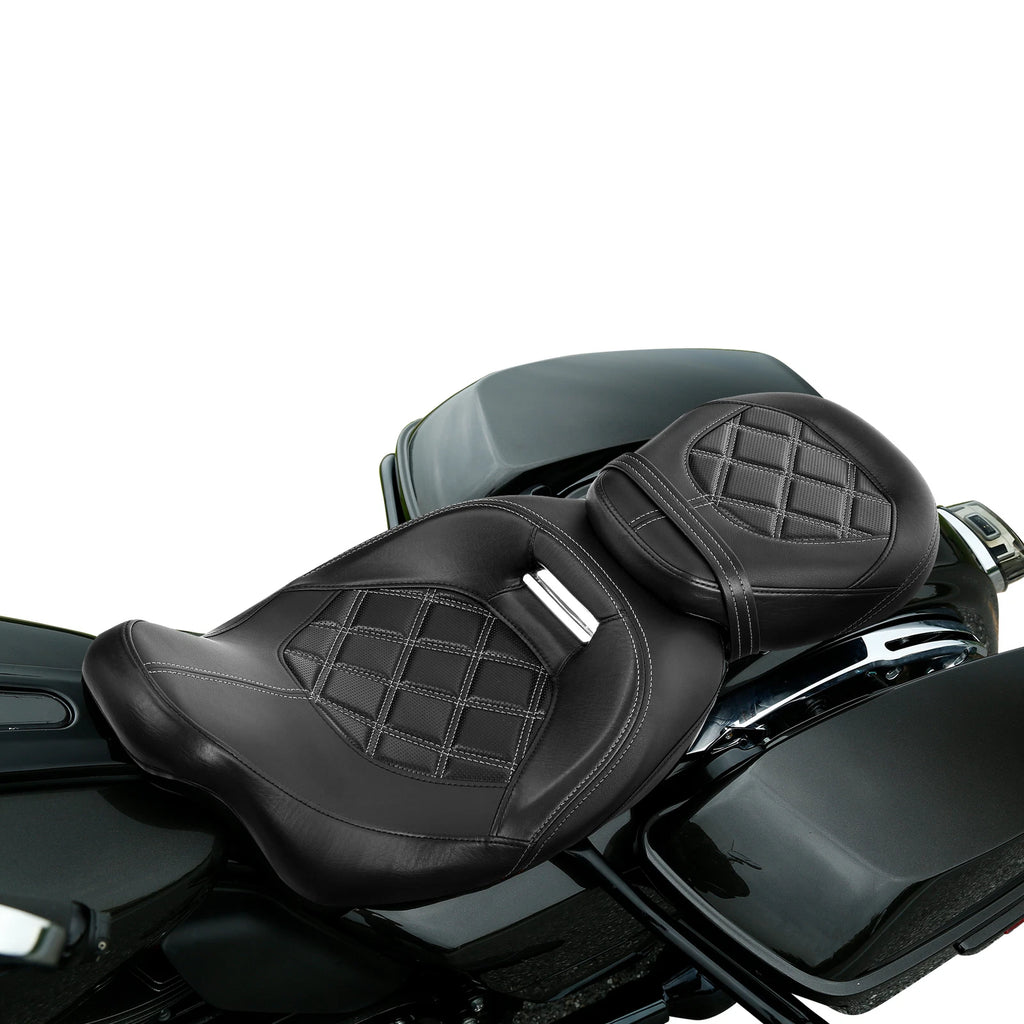 Driver & Passenger Seat for Harley Touring Electra Glide Road King (2009–2023)