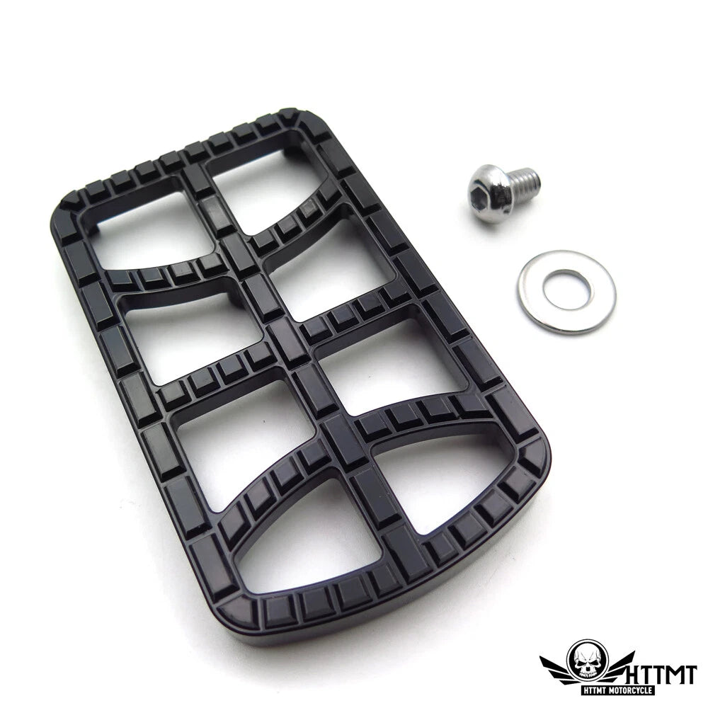 Black Dominator Brake Pedal Pad for Harley Dyna Softail Touring