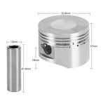 Piston Ring Gasket Set 52.4mm for Kazuma Taotao Sunl Coolster Roketa (110cc 125cc)