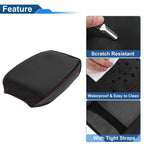 Armrest Cover for Audi Q5 FY (2017–2024) Anti-Scratch Black Red