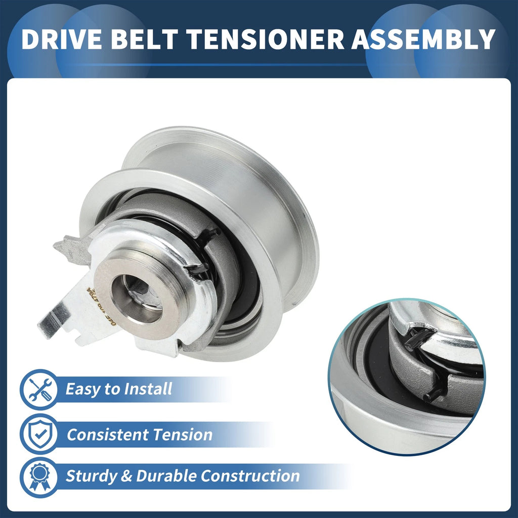 Belt Tensioner for Audi Q3 (2011–2018) No. 04E109479A Metal 1 Pc