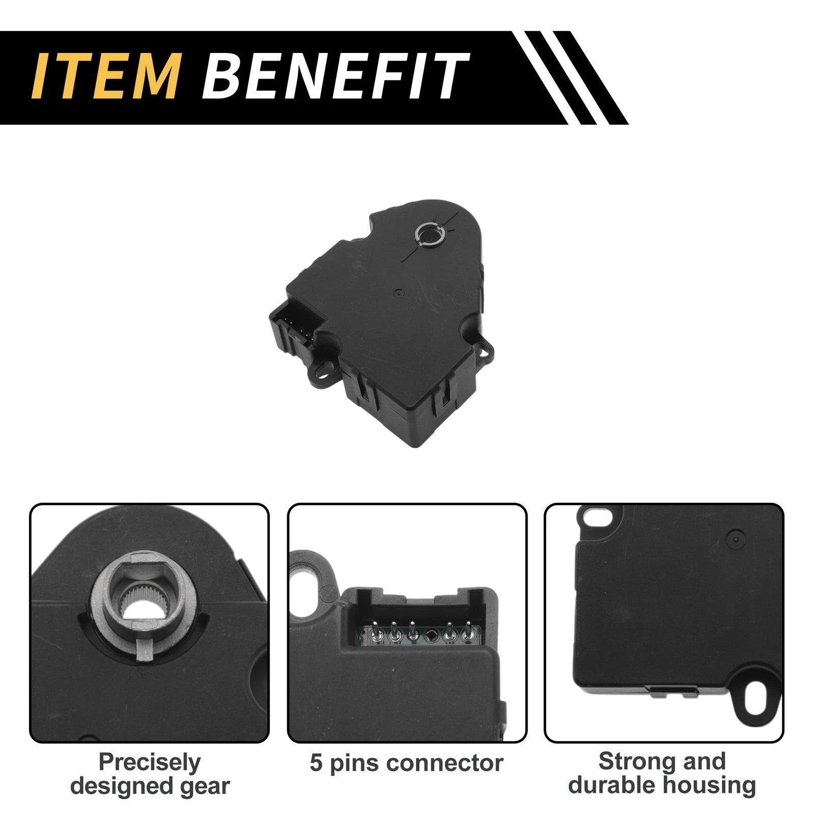 HVAC Heater Blend Door Actuator for Chevrolet Trailblazer EXT (2003–2004) No.15887320