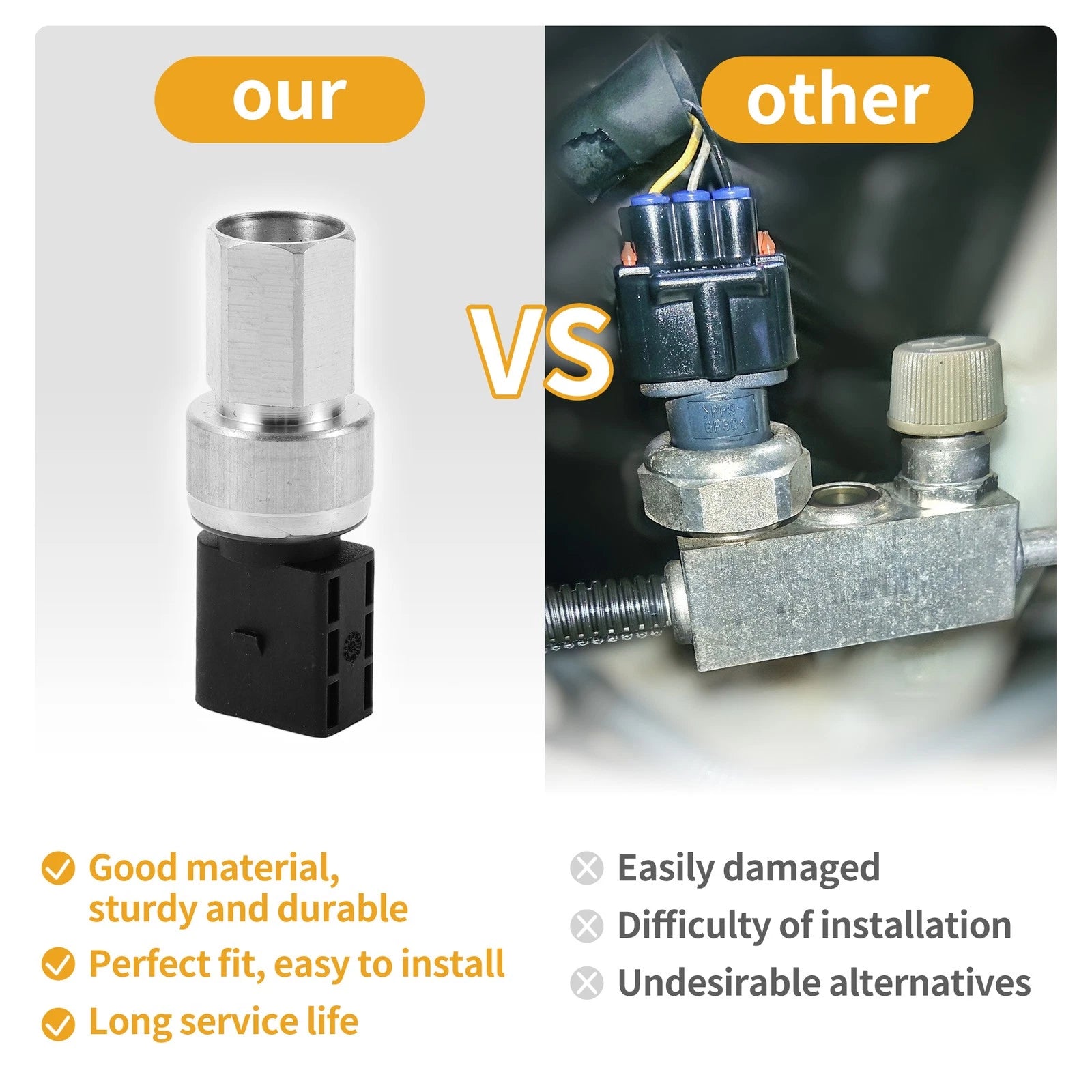 A/C Pressure Switch Sensor for Volkswagen Beetle (2012–2019)