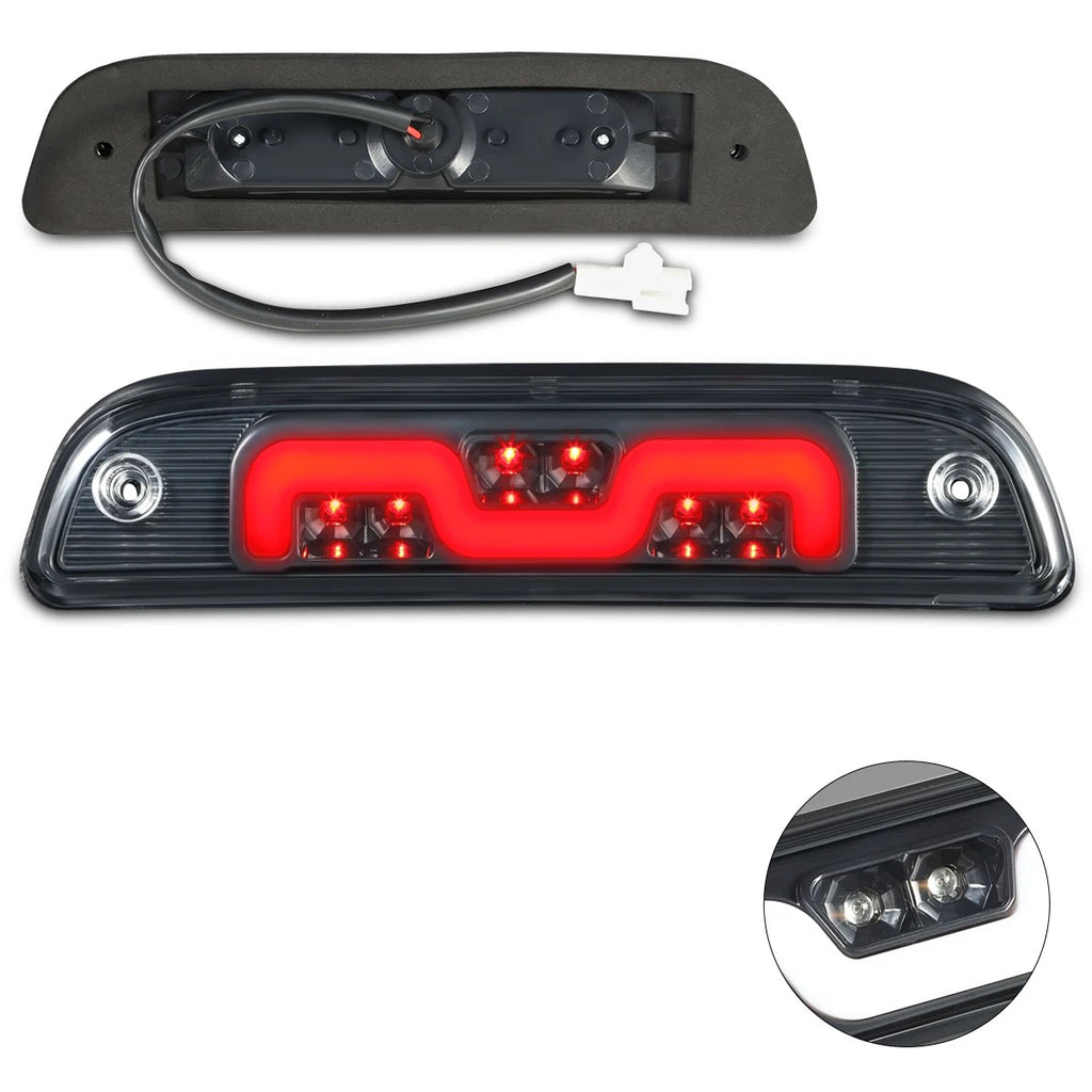 2X Nuvision 3D LED Bar 3rd Tail Brake Light for Tacoma (1995–2022)