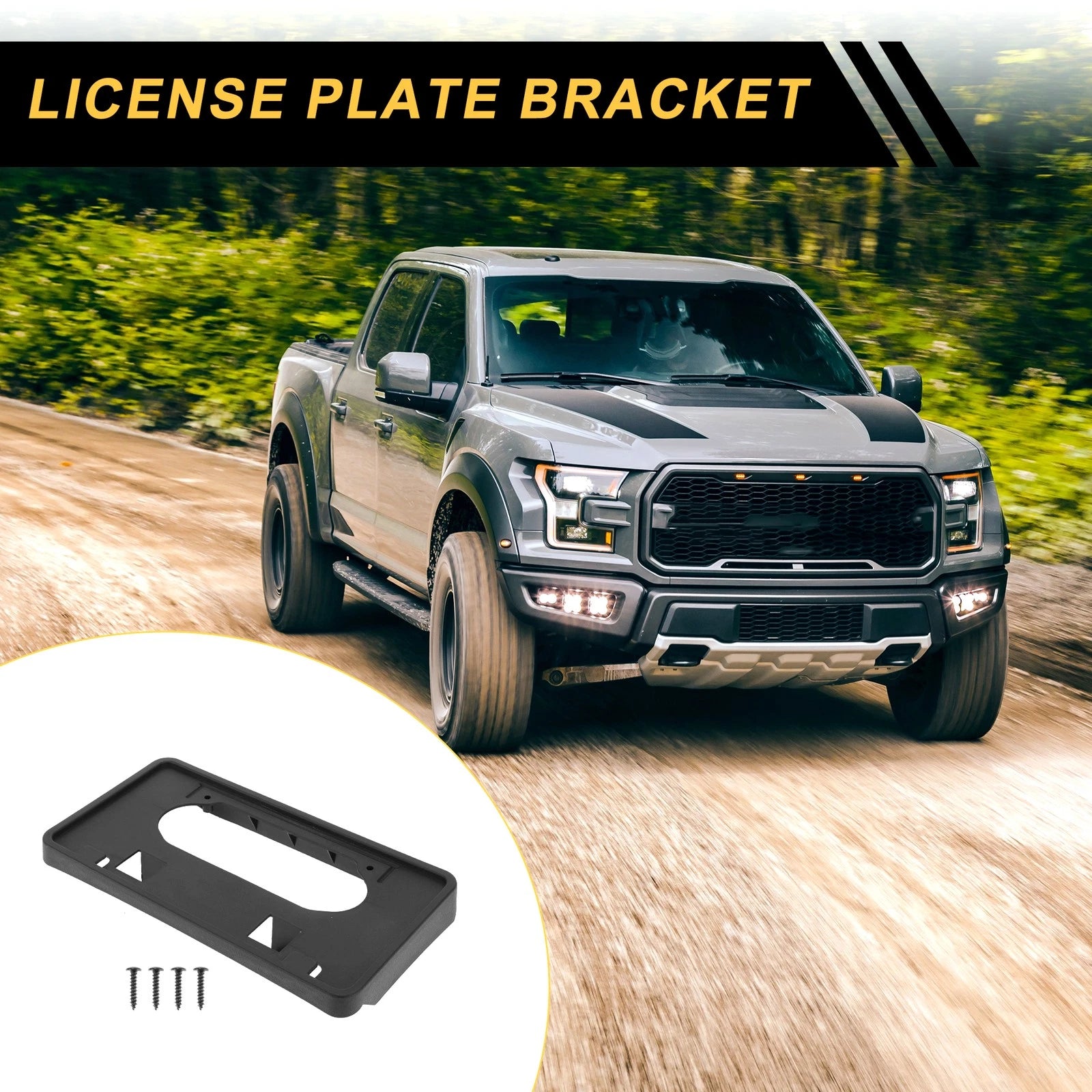 License Plate Bracket Holder for Ford F-150 (2009–2014) Set of 1