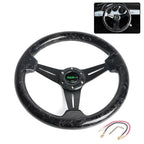 6 Bolt 14 Inch Universal Forged Carbon Fiber Racing Steering Wheel