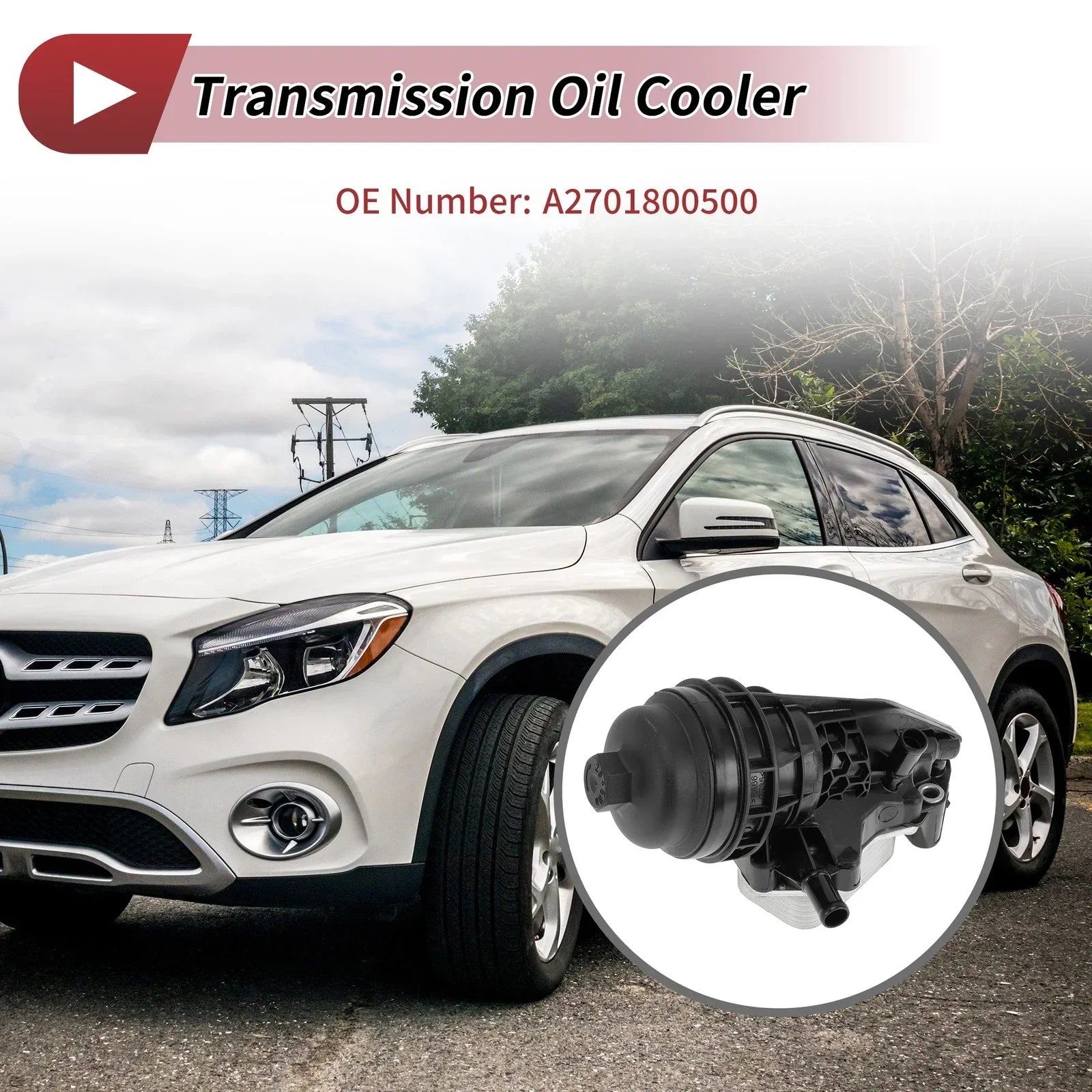 Engine Oil Cooler for Mercedes-Benz GLA-Class (2015-2023) - 1 Set