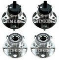 Front and Rear Wheel Bearings & Hubs Kit for Lexus GS350 GS460 IS250 (2006–2019)