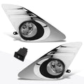 Set of 2 Smoked Lens Fog Lights with Switch & Chrome Bezel for Camry (2012–2014)