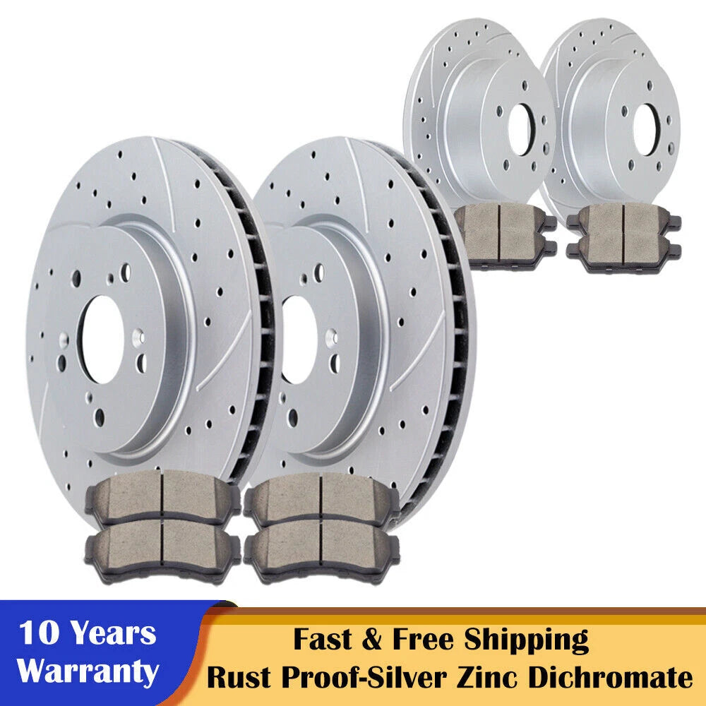 Front Rear Rotors and Brake Pads for Mazda 6 (2003–2008)