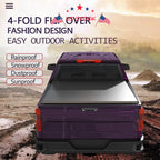 6 FT 4-Fold Tonneau Cover for Toyota Tacoma (2016–2020)
