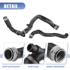 Set of 1 Heater Hose Radiator Tank Pipe for Mercedes-Benz C230 (2001–2007)