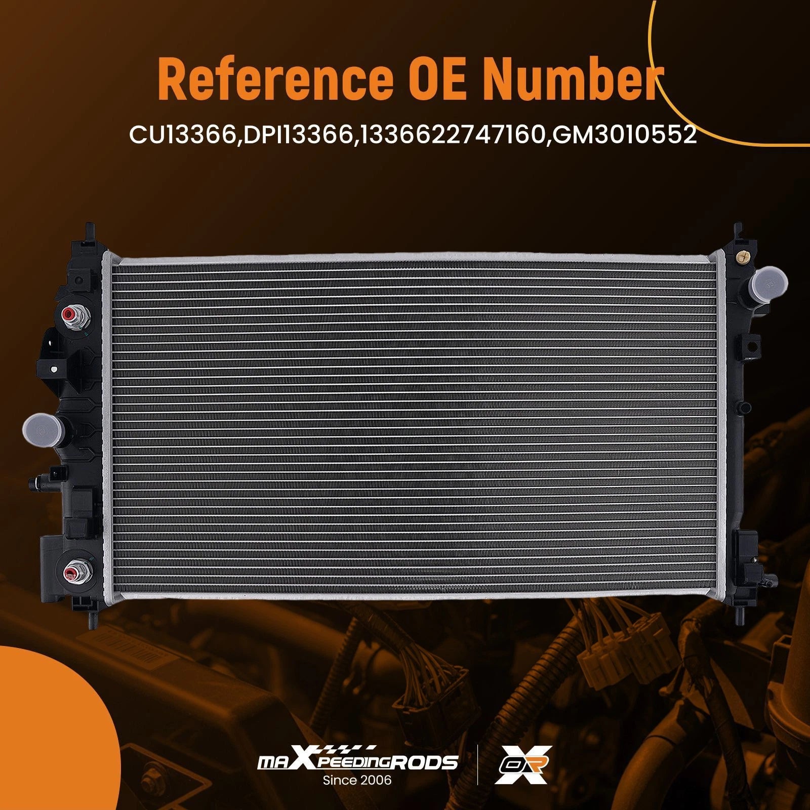 Radiator for Cadillac XTS (2013–2019) with Transmission Cooler