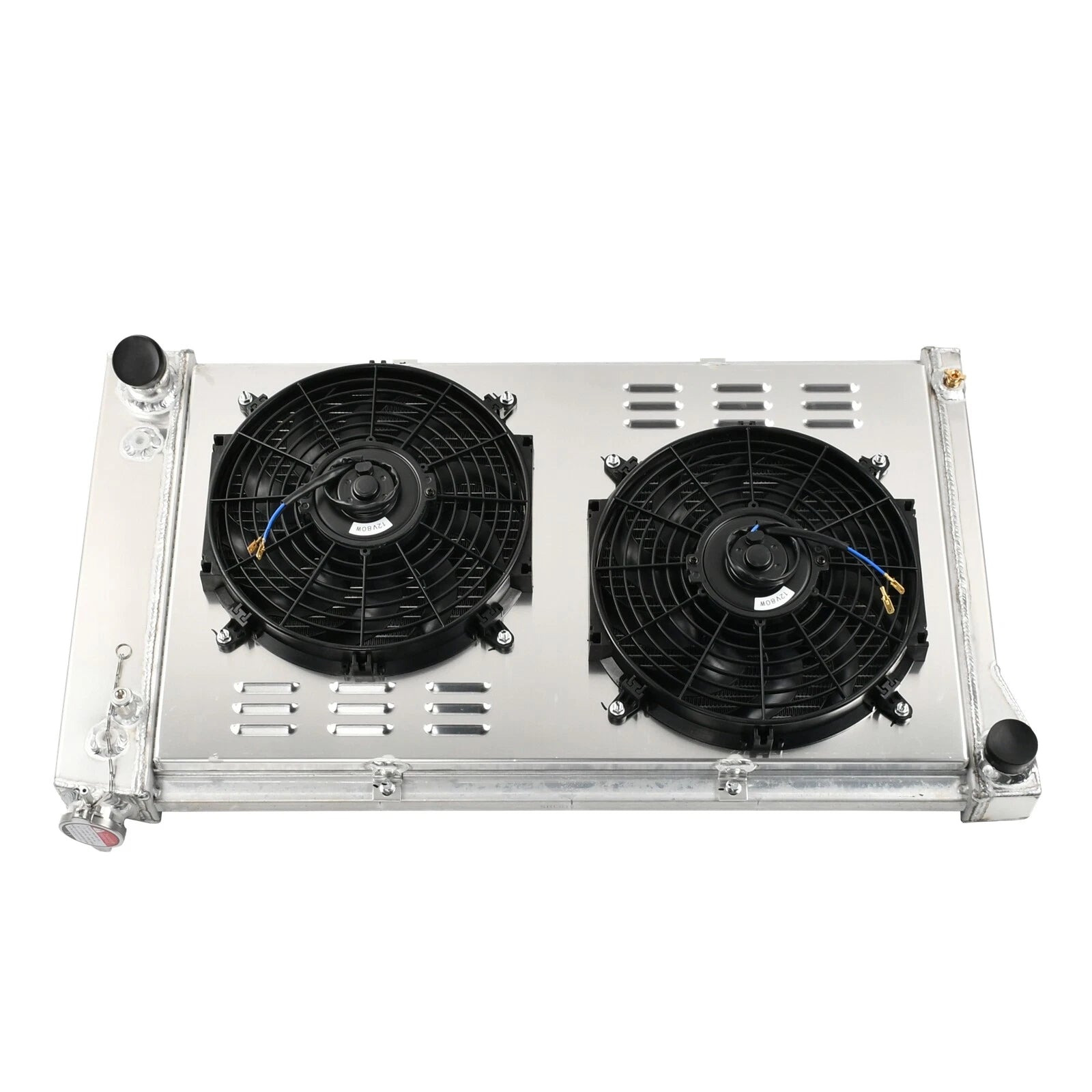 3 Row Radiator with Shroud & Fan Thermostat for Chevy GMC C/K10 (1967–1972)