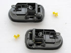 Inner Door Handle 2 x Grey for Ford Laser Tierra Courier Mazda 323 Bravo (98-06)