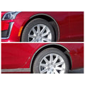 LuxuryFX Chrome Fender Trim w/Gasket (Cut To Full Rocker) for 14-19 Cadillac CTS