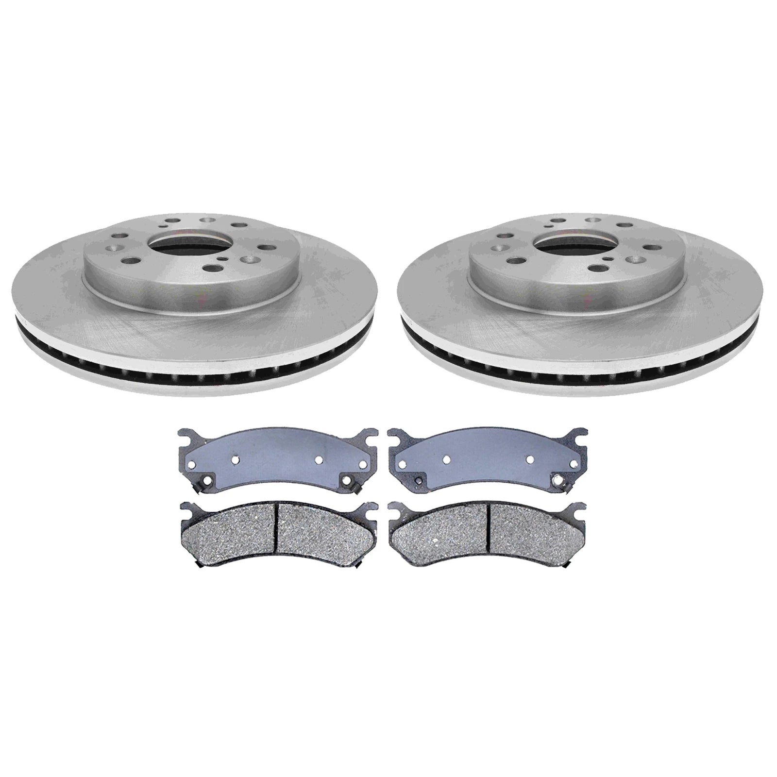 Front Brake Kit Set of 4 for Silverado Sierra 1500 (330mm Disc Rotors)