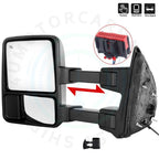 Front Left Manual Tow Mirror for Ford F250-F550 (2008–2016)