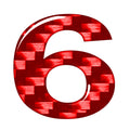 Car Badge Emblem Number Sign Decal Sticker for Wall Window Door #6