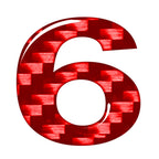 Car Badge Emblem Number Sign Decal Sticker for Wall Window Door #6