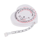 1.5m Body Mass Index Tape Measure Tool for Health Tracking