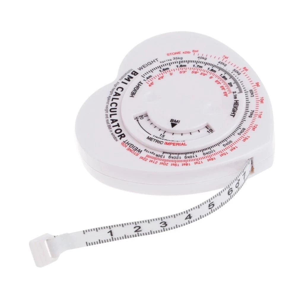1.5m Body Mass Index Tape Measure Tool for Health Tracking