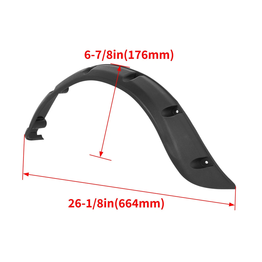 Set of 4 Fender Flares for Club Car Precedent (2004–Up) G&E Models ABS+PP