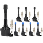 Set of 8 Ignition Coils and Spark Plugs for Honda Insight (2010–2014)