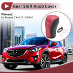 1 Pc Gear Shift Knob Cover for Mazda CX-5 (2013–2014) Faux Leather