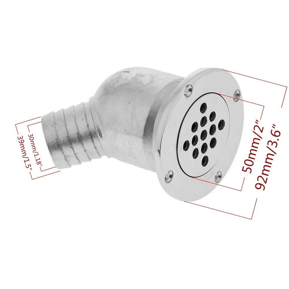 316 Stainless Steel Floor Drain for RV and Boat (Marine-Grade)