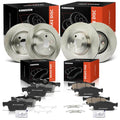 Set of 4 Disc Brake Rotors & Ceramic Pads for Ford Edge (2015–2020)