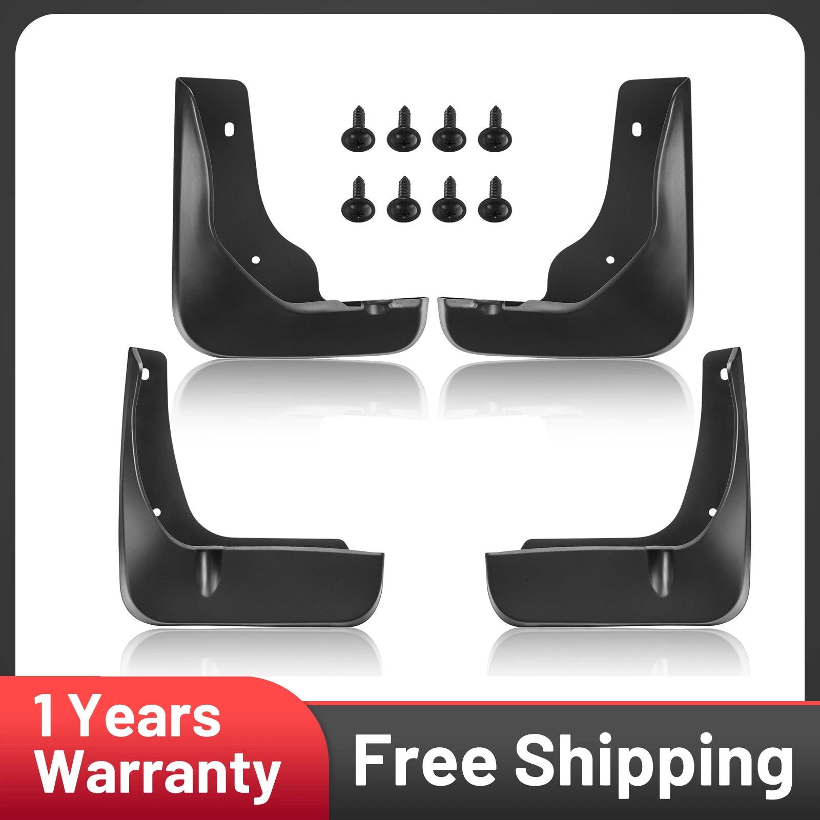 4x Full Splash Guards Mud Flaps for Toyota Camry SE Sedan (2012–2014)