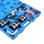 11 Piece Steel Piston Ring Compressor Tool Kit for Various Engines (53-175mm)