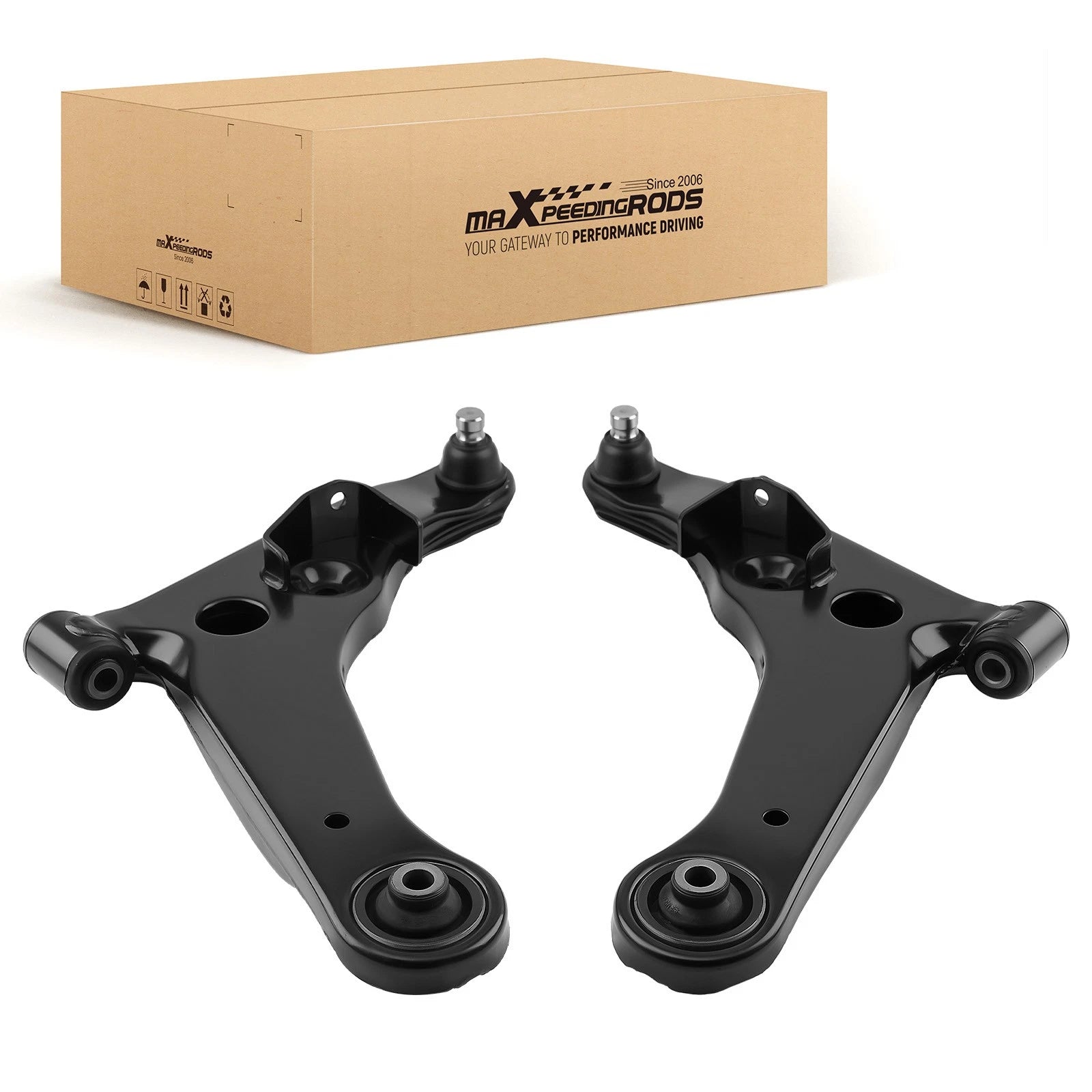 2X Front Lower Control Arm Ball Joint for Mitsubishi Outlander (2005–2006)