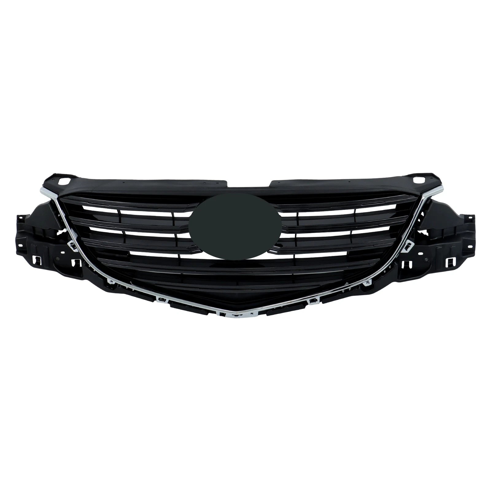 Front Grille for Mazda CX-5 (2015–2016) Painted Black with Chrome Molding