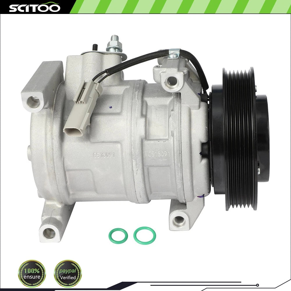 A/C Compressor for Chrysler Pacifica 3.8L (2005–2008) Pulley 6