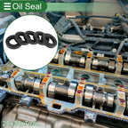Set of 5 Oil Seal Rotary Shaft Seal NBR Rubber 20x34x7mm