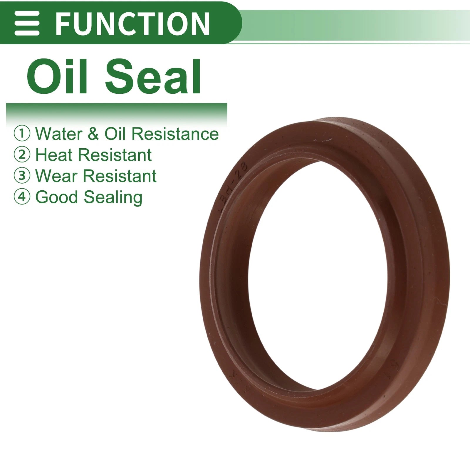 Set of 5 Oil Seal Rotary Shaft Seal FKM Rubber 28x36x4.5mm