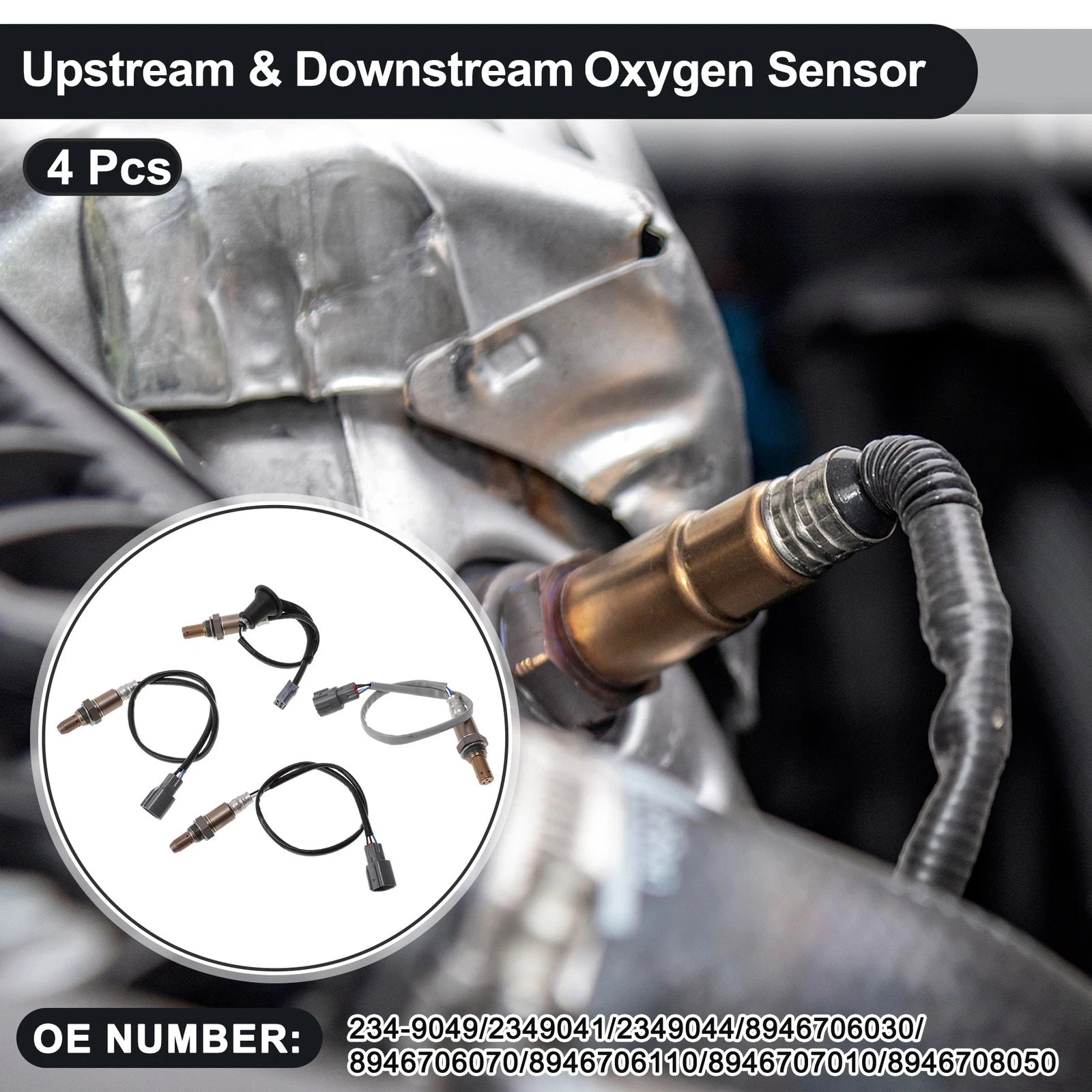 Upstream & Downstream Oxygen Sensor for Toyota RAV4 3.5L V6 (2006–2012) 234-9049