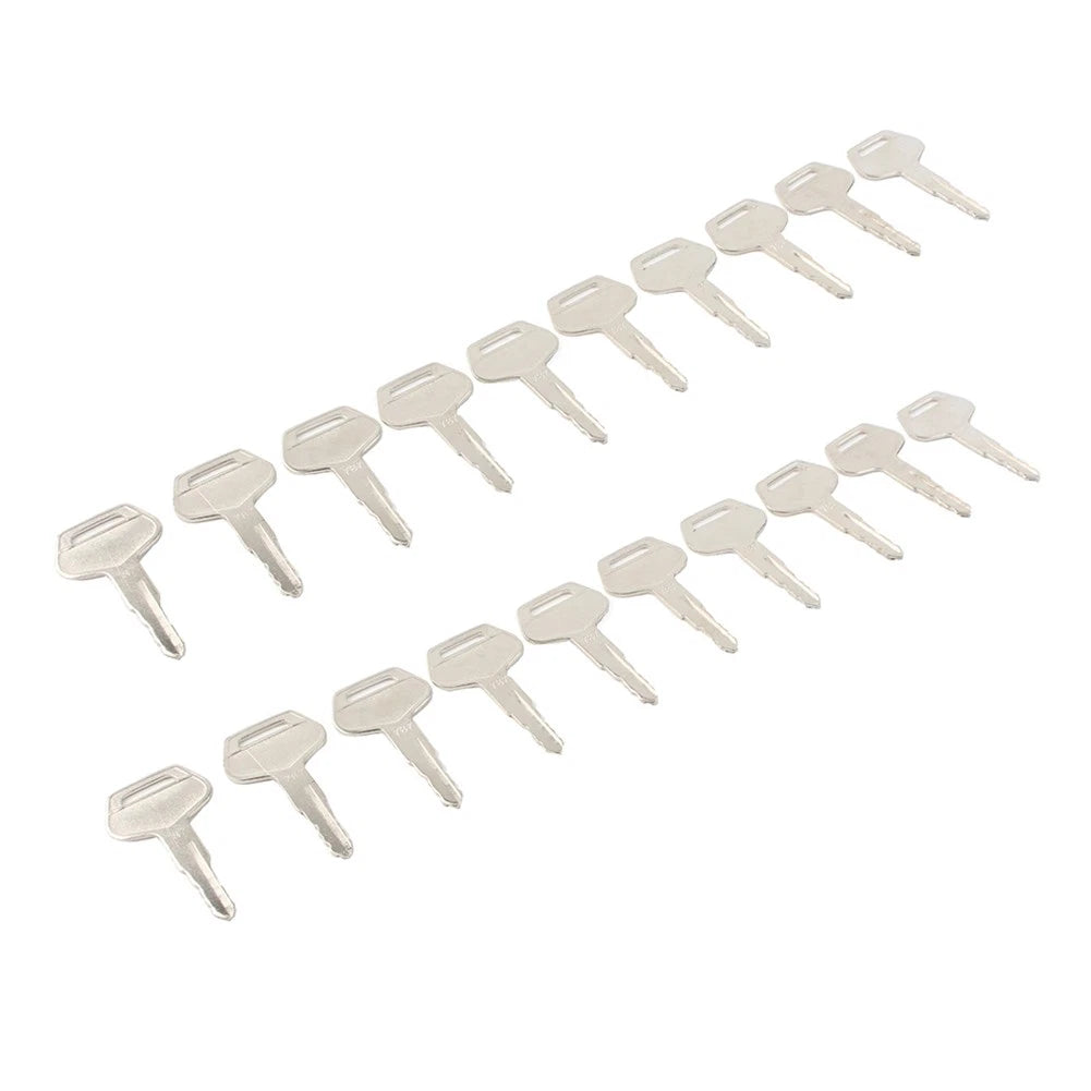 20pcs Ignition Keys Kit for Komatsu Excavator Dozer Loader (#787, #TR261434)