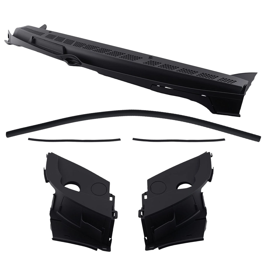 Front Cowl Cover Panel for Honda Civic EX-L 2009–2011 (ABS Black)