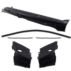 Front Cowl Cover Panel for Honda Civic EX-L 2009–2011 (ABS Black)