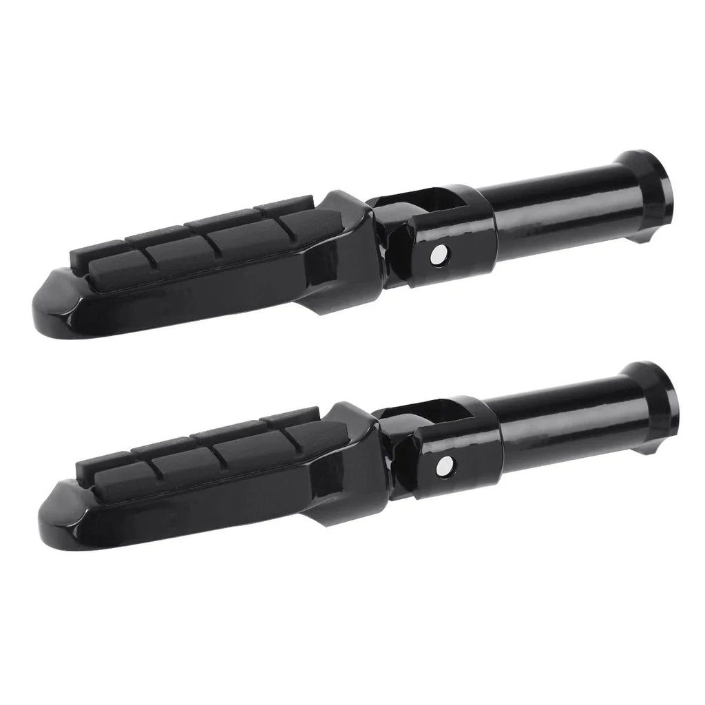 Black Rear Passenger Foot Pegs for Harley Softail Standard Low Rider (2018-2025)