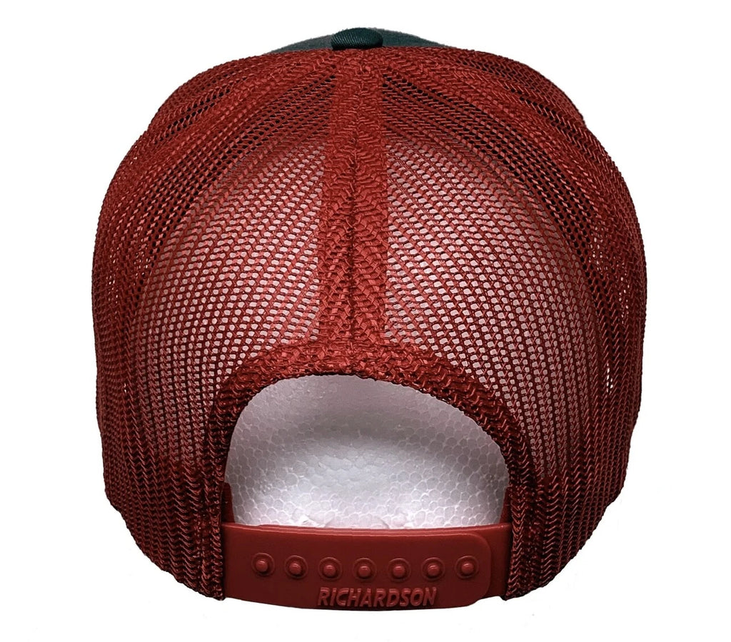Big Rig Trucks "Tees" Richardson Hat Charcoal/Red