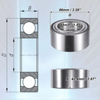 Front Left Right Wheel Bearing for Acura ILX Base 2.0L (2013-2015)