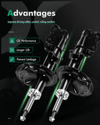 Pair Front Struts Shocks for Infiniti FX35 FX45 (2003–2008)