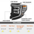 Full LED Headlight Left Driver for GMC Sierra 1500 SLT Denali (2022–2025)