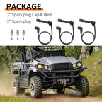 Ignition Spark Plug Wire Kit for Kawasaki Mule PROFX PROFXT PROFXR (2015–2023)